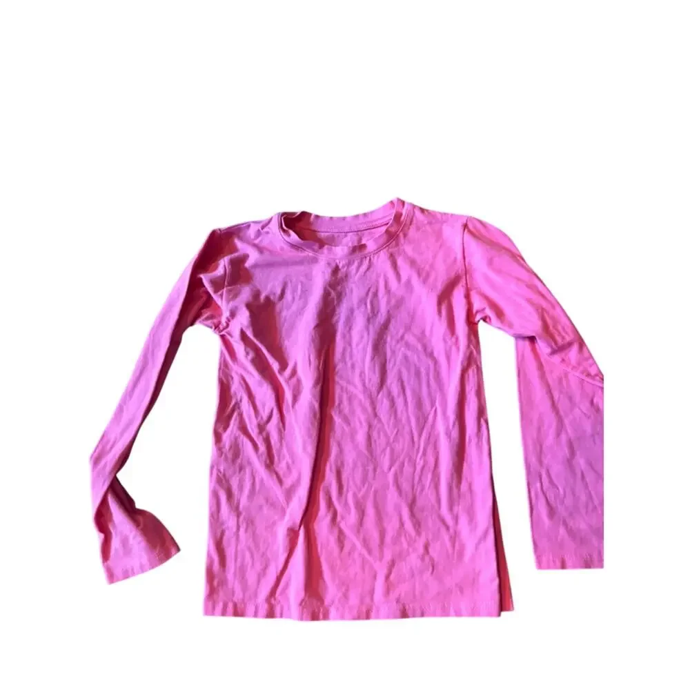 HoeVou Pink Long Sleeve Girl's T-Shirt Size 9-10Y